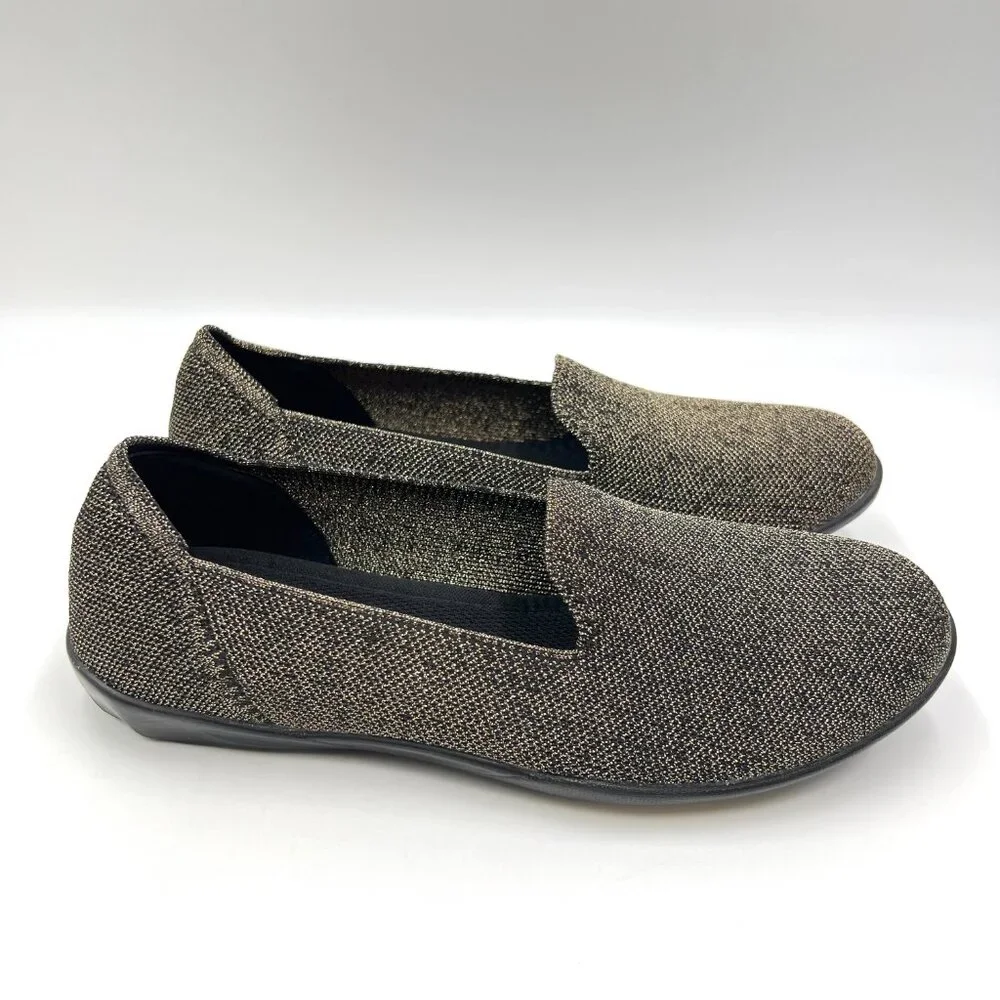 Bernie Mev Womens Size 36 EU 5 - 5.5 US Petra Bronze Flats Loafers Shoes‎